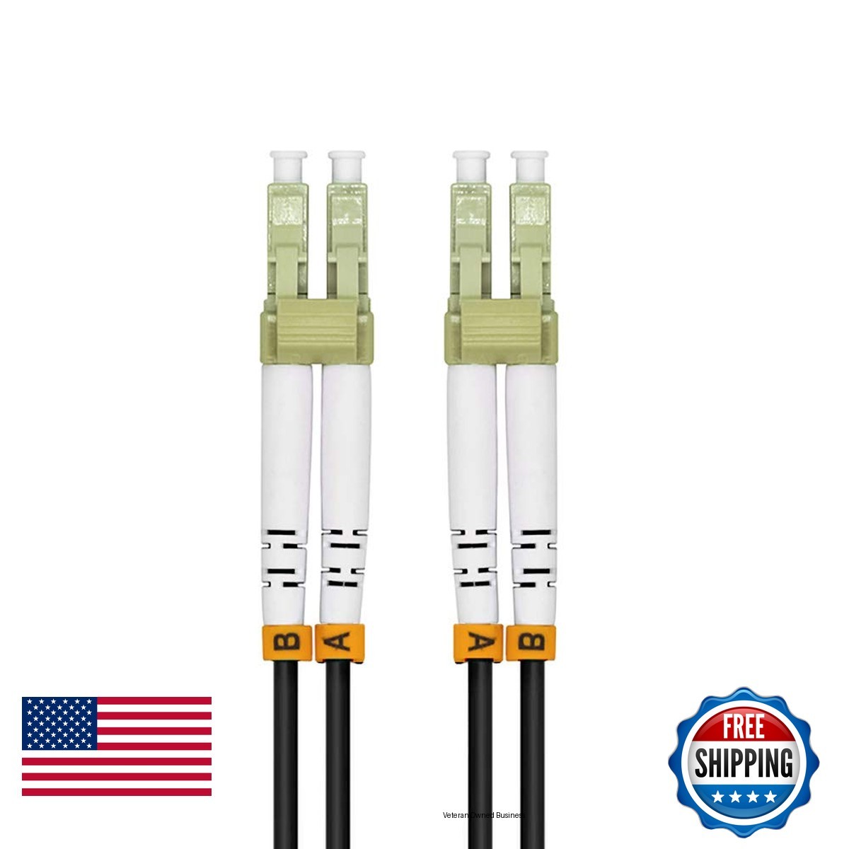 Jeirdus 100M LC-LC OM3 Outdoor Armored Multimode 50/125 Fiber Optic Cable