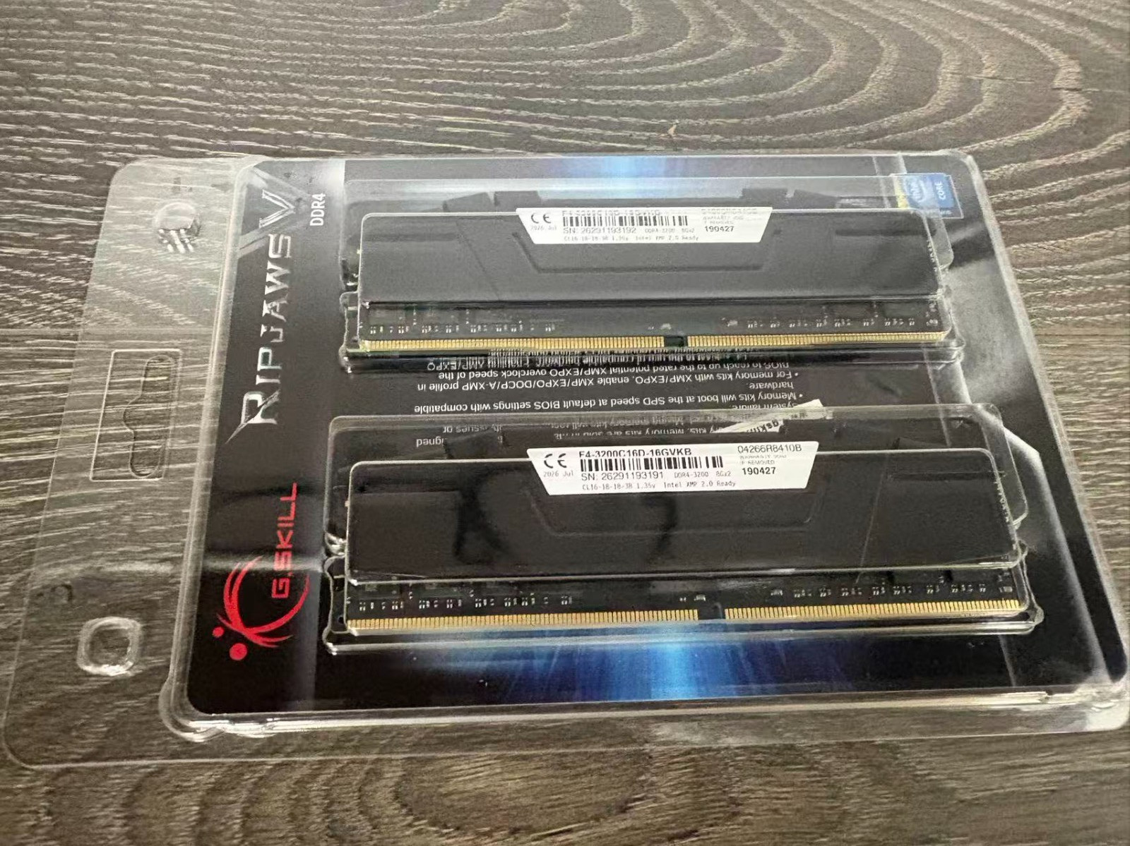 NEW G.SKILL Ripjaws V 16GB (2x8GB) DDR4 3200MHz CL16 Desktop Gaming RAM