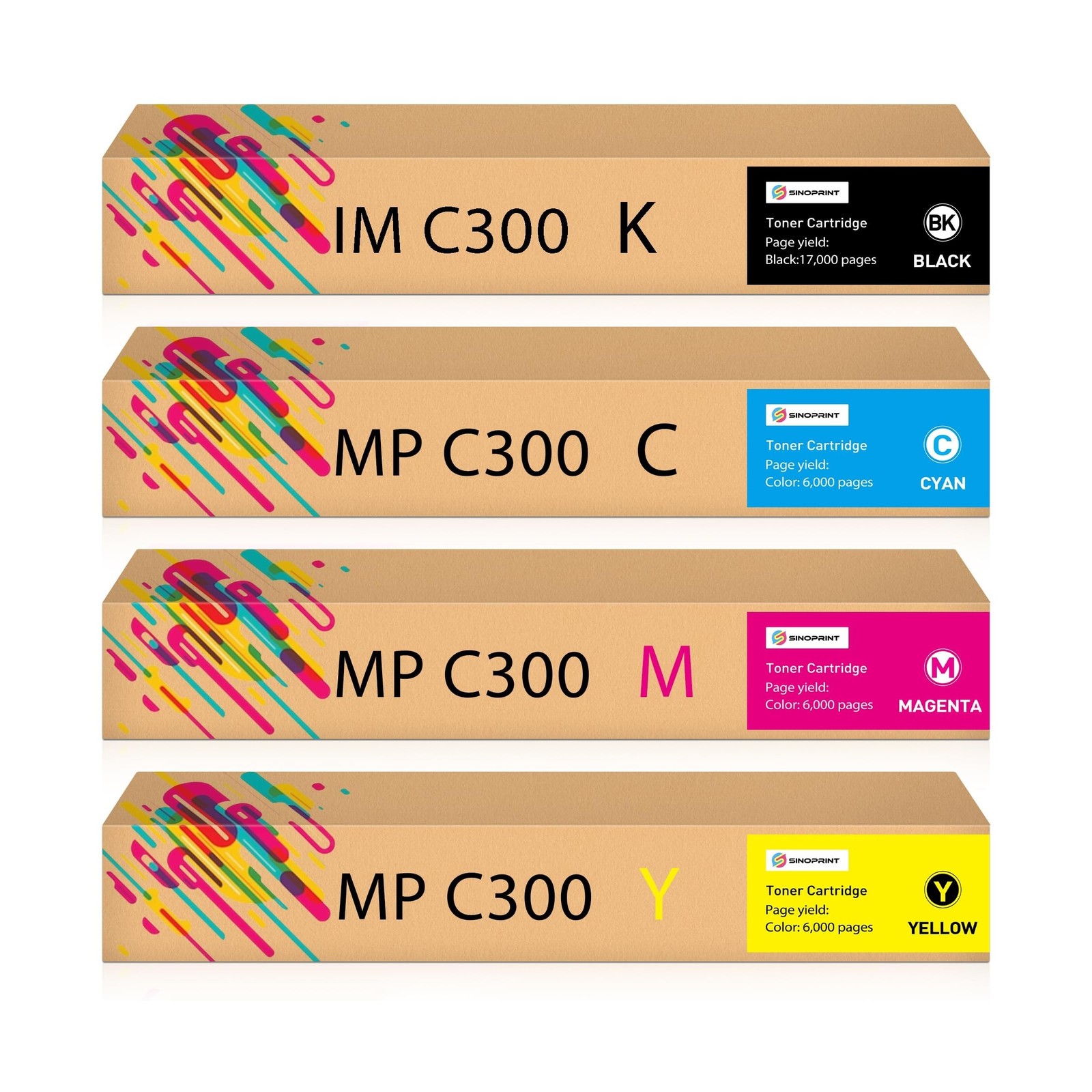 IM C300 C400 Toner Cartridge Replacement for IM C300 C400 842378 842379 84238...