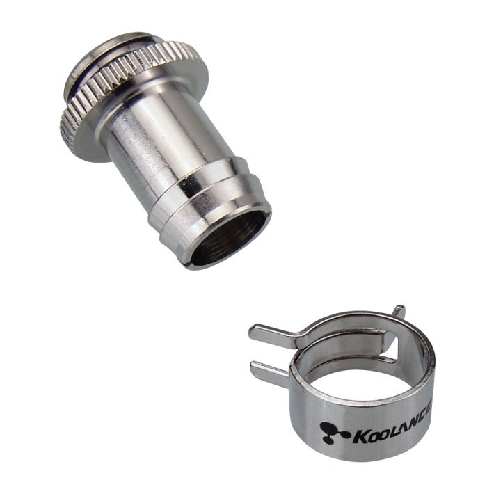NZL-V13B Koolance Barb Fitting for ID 13mm (1/2in) Tubing , G 1/4 BSPP
