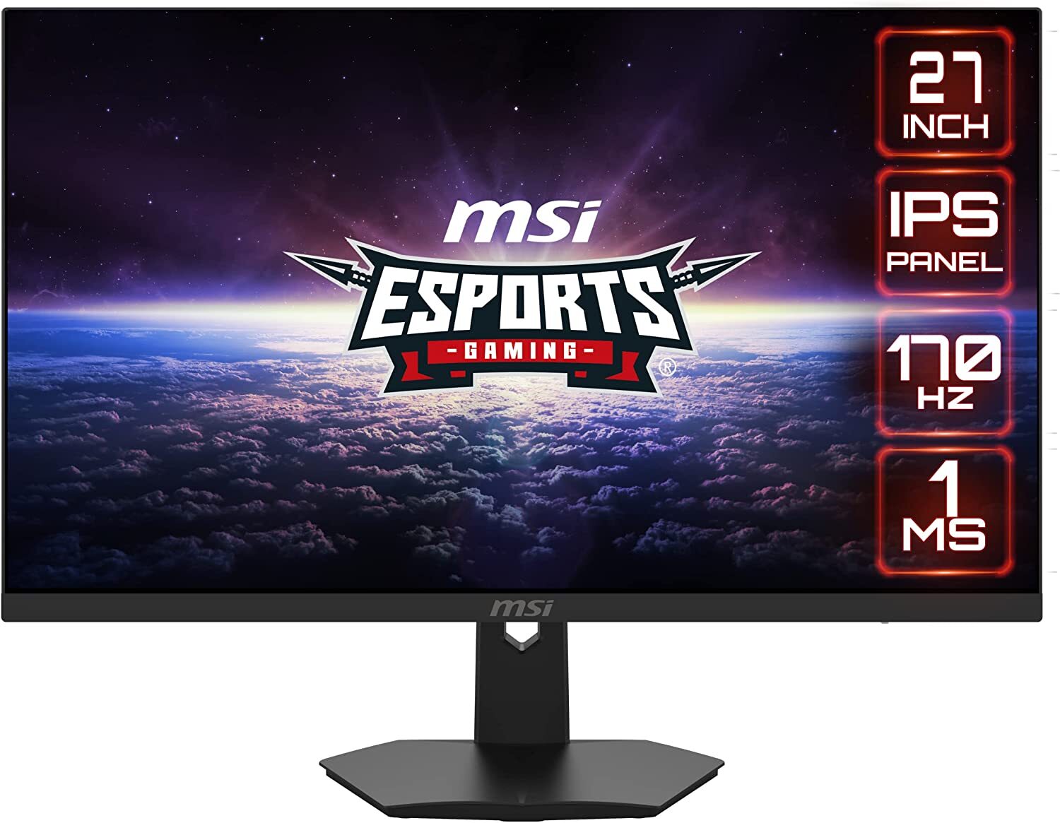 MSI Optix G274 27" Full HD 1920 x 1080 170 Hz 1 ms MPRT HDMI, DisplayPort, NEW