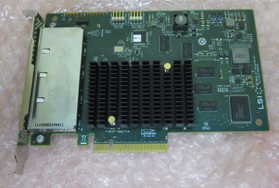 LSI 9201-16E 6G 16-lane external SAS HBA IT Mode ZFS FreeNAS unRAID NoROM