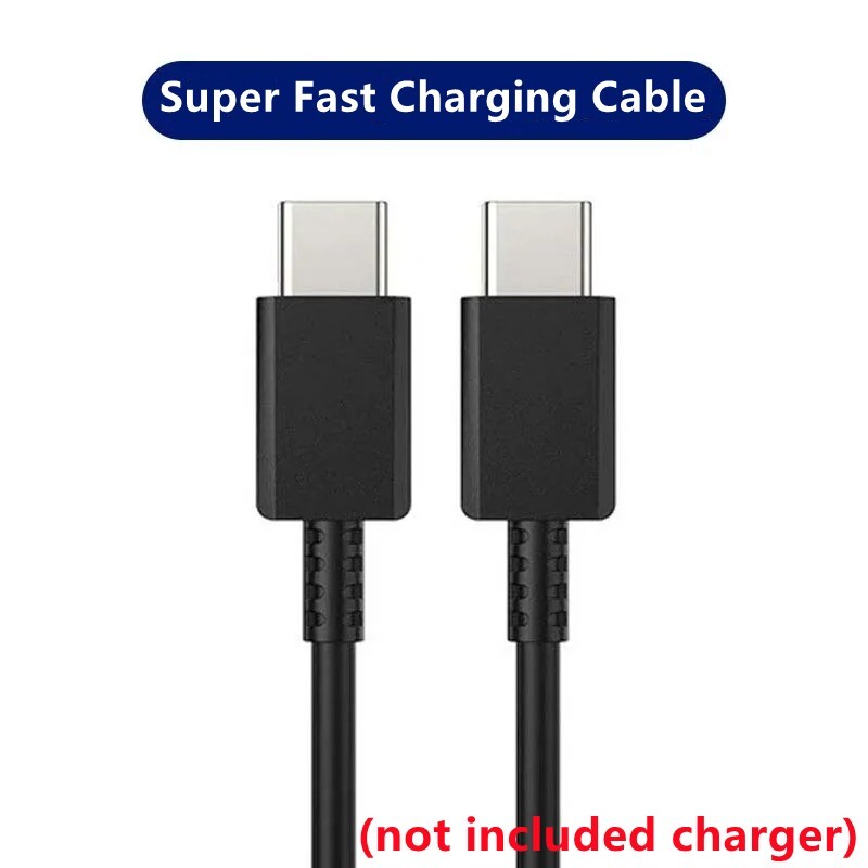 Genuine Samsung 45W Super Fast Charger Adapter USB-C Cable Galaxy S25 S24 S23 5G