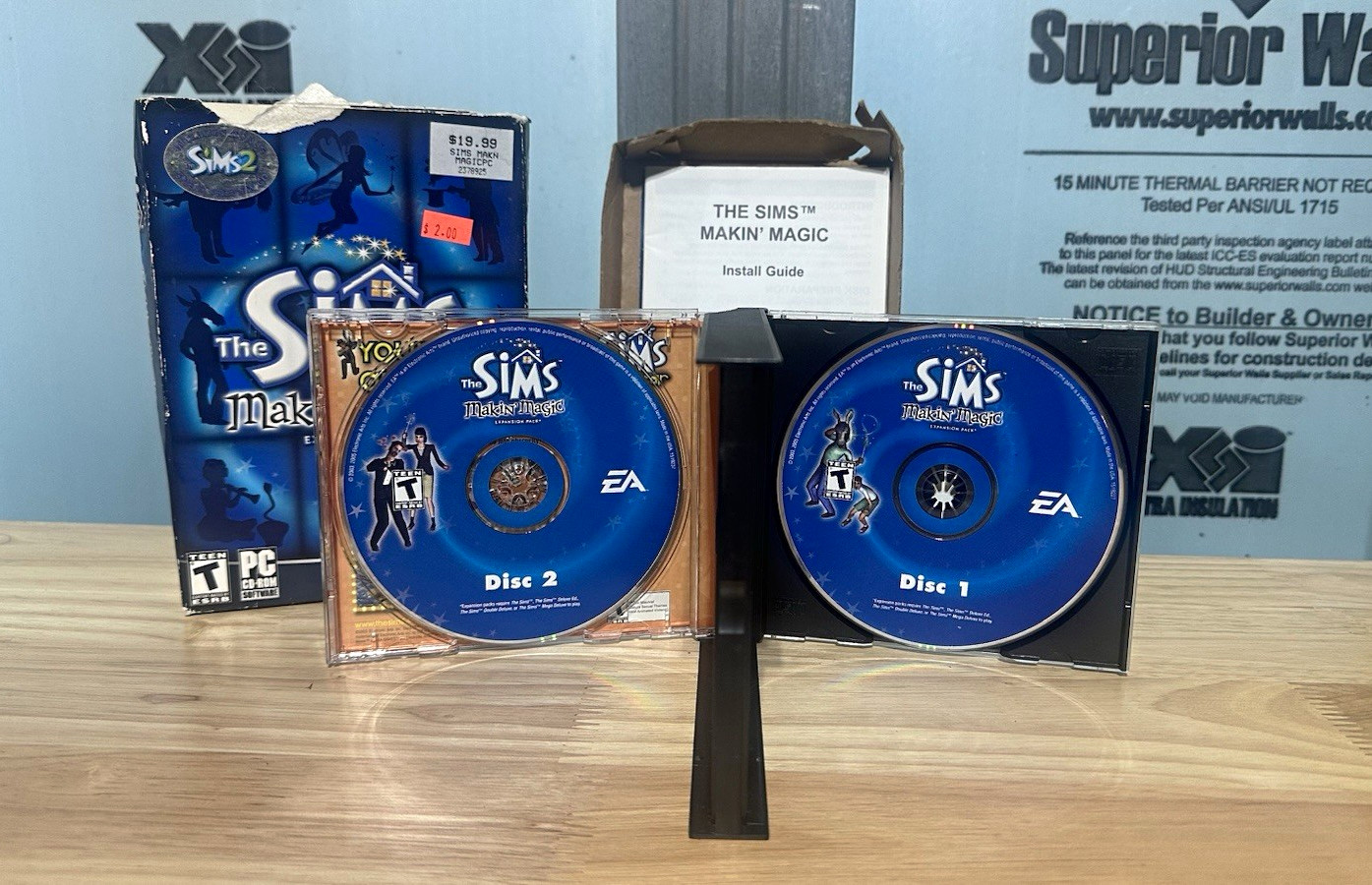 EA Games The Sims Makin' Magic Expansion Pack PC CD-ROM w/ Discs & Guide
