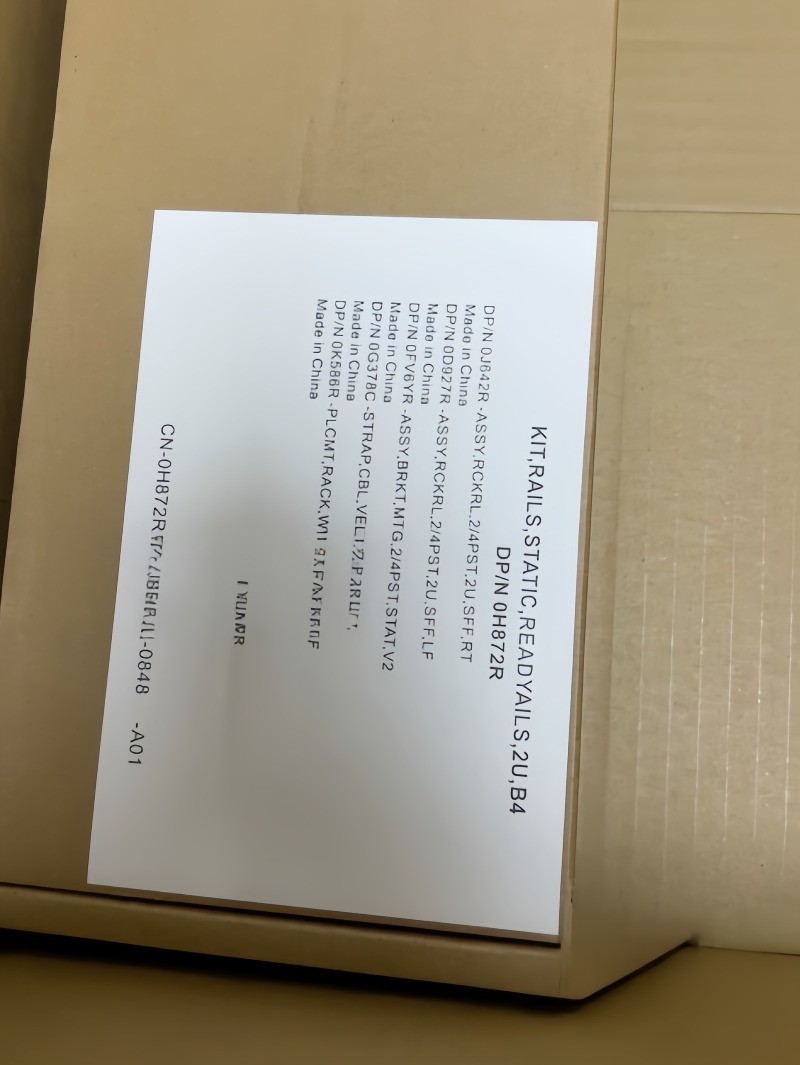 New OEM Dell 2U Static Rail Kit 0H872R For R540 R550 R740 R740XD R750 Server