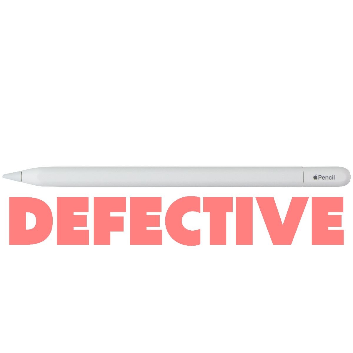 DEFECTIVE Apple Pencil (USB-C) Stylus for Apple iPad Models - White (2nd Gen)