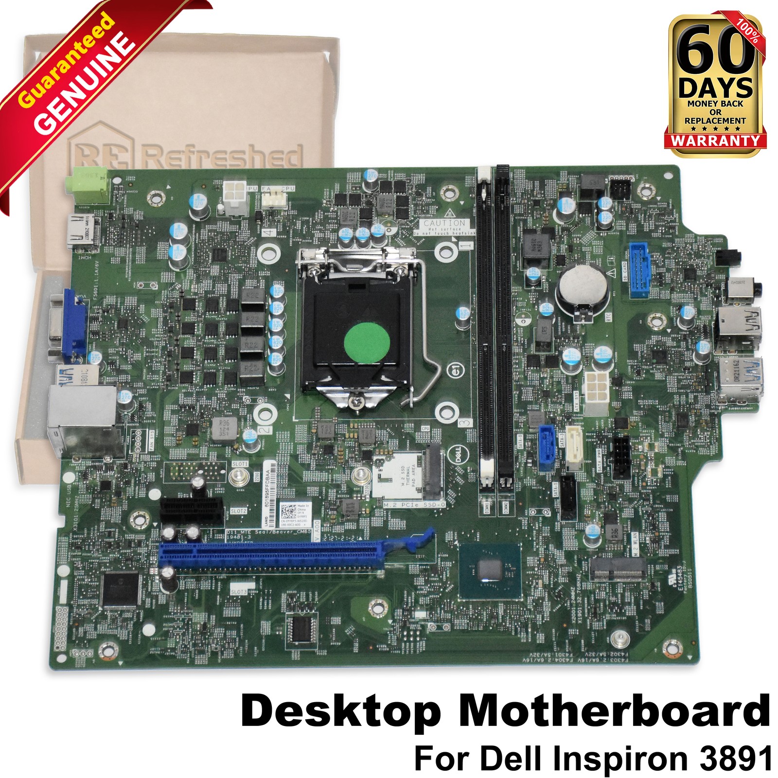 Dell Inspiron 3891 Desktop Motherboard Intel B560 Chipset LGA1200 Socket YF8P5