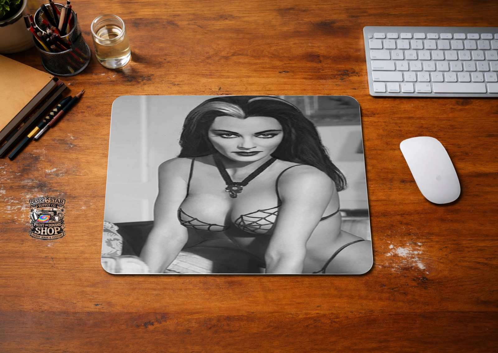 Custom Printed Mouse Pad – Non-Slip Rubber Base – Waterproof Fabric – Gaming