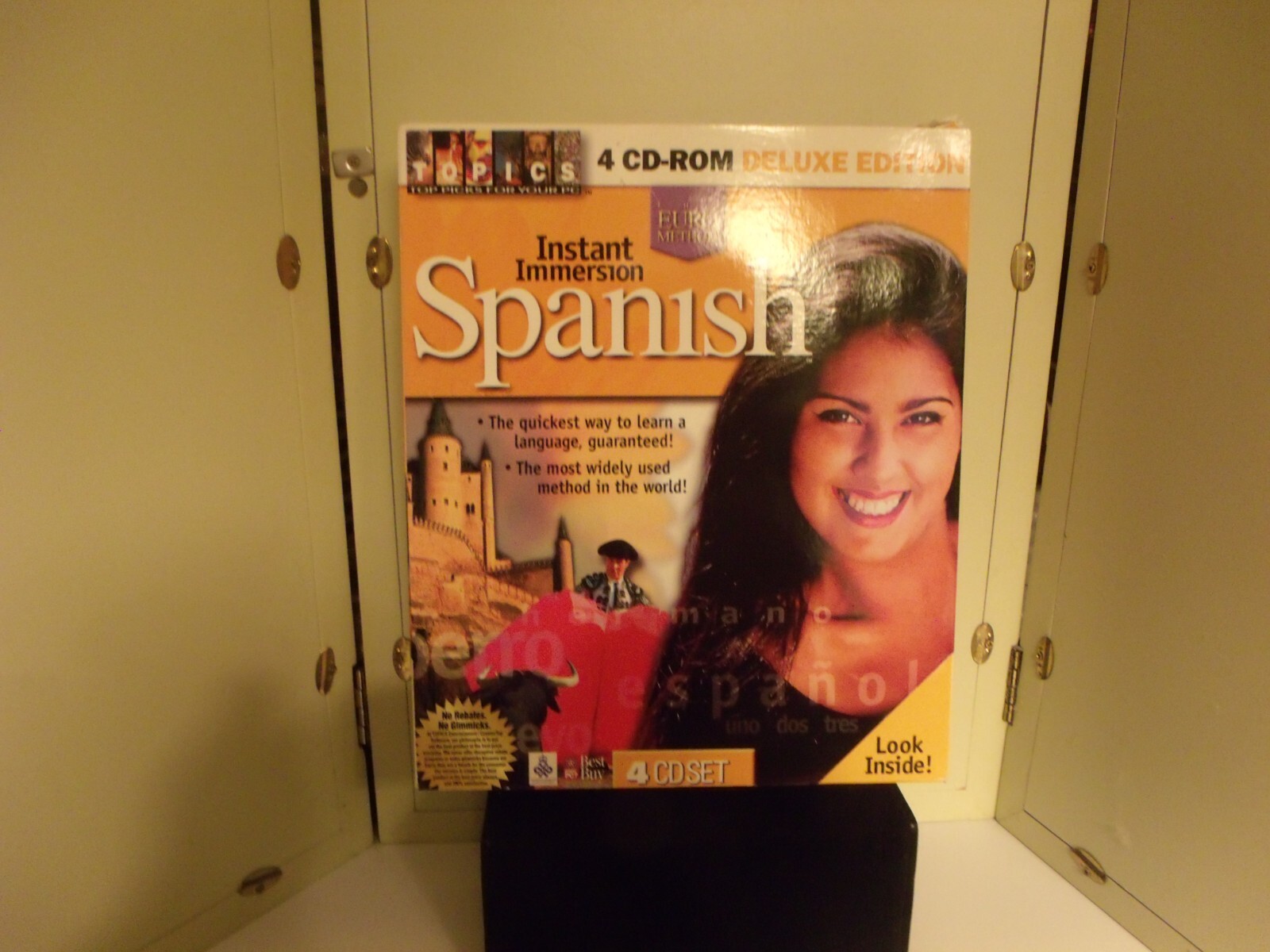 Instant Immersion Spanish - The Euro Method 4 CD Set Great Condition Topics