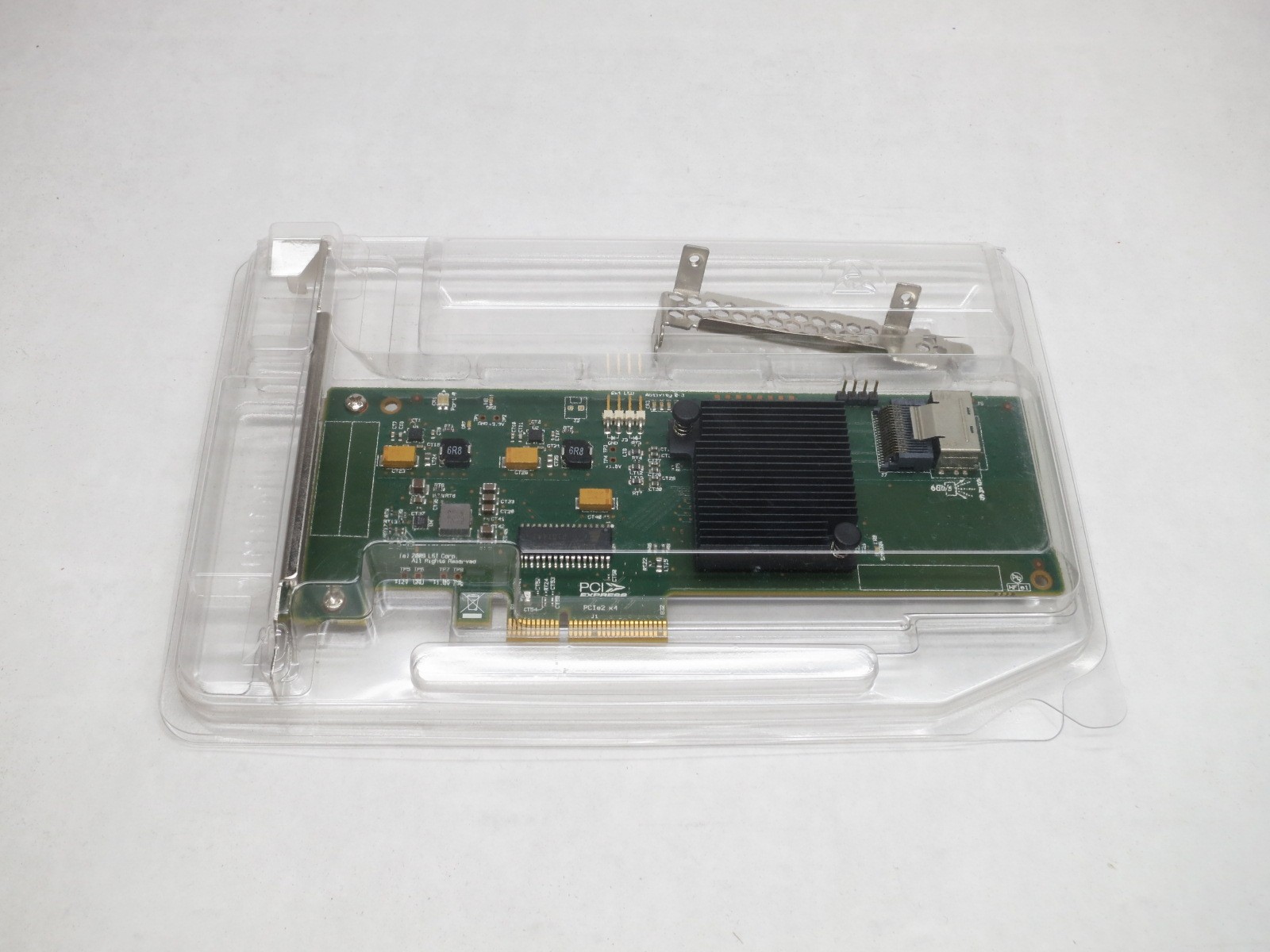 LSI 9211-4I 4-PORT PCI-E SAS/SATA CONTROLLER CARD W/ BOTH BRACKETS