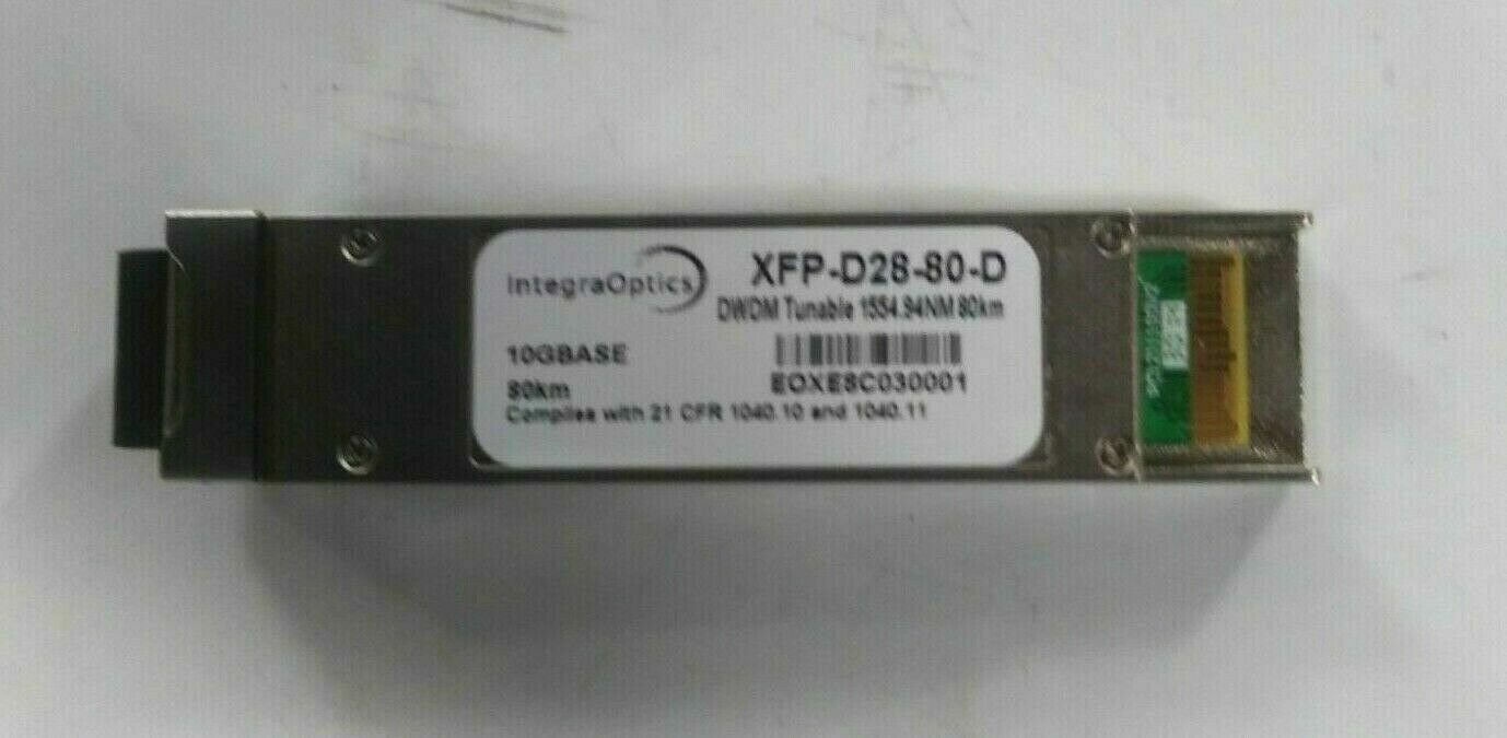 IntegraOptics XFP-D28-80-D TRANSCEIVER