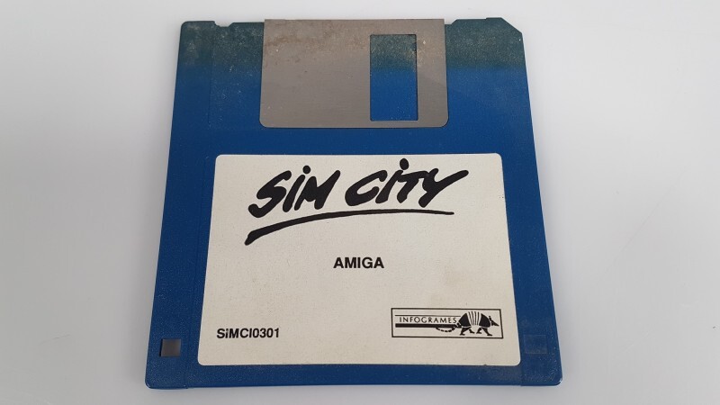 Infogrames, Sim City Amiga Commodore Game Simulation 1991 Original Floppy Disk