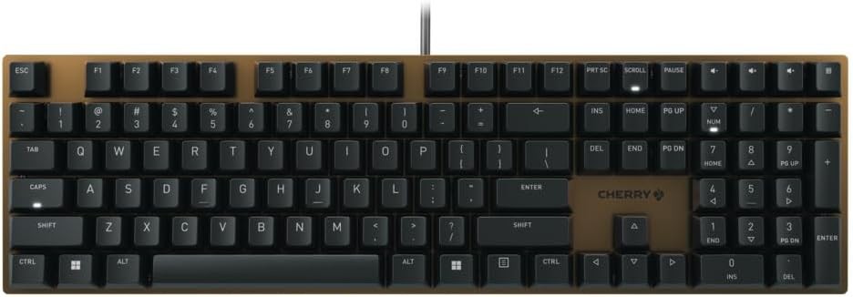 Cherry KC 200 MX Mechanical Office Keyboard with New MX2A Bronze W/MX2A Brown 