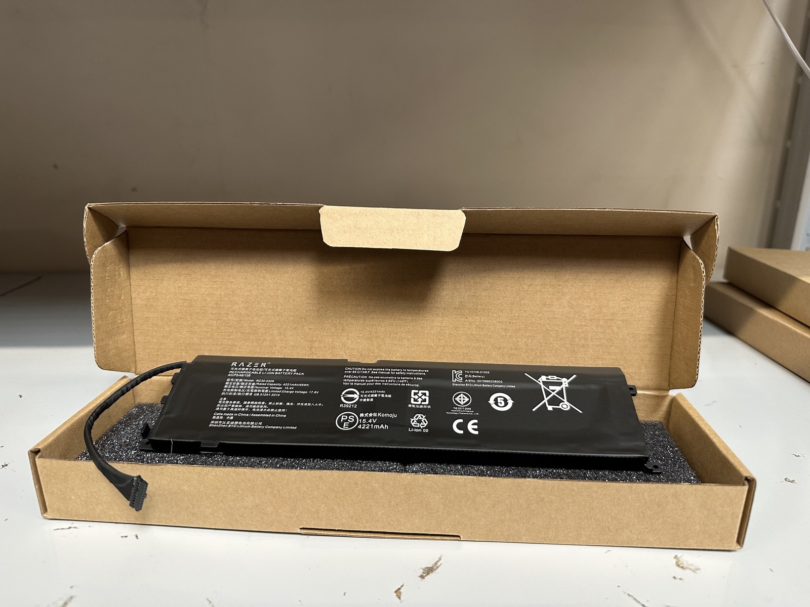 Genuine RC30-0270 Battery For Razer Blade 15 Base 2018 2019 RZ09-0270 OEM 65Wh