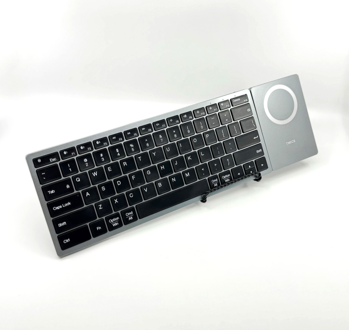 TMICE Wireless Keyboard with Wireless Charger Mac Windows Slim OPEN BOX