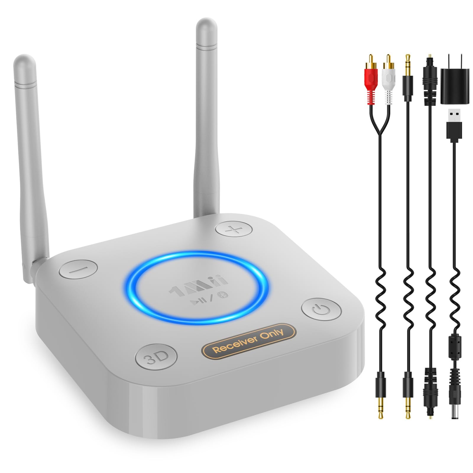 New 1Mii B06Pro Bluetooth 5.3 Receiver for Home Stereo, Hi-Fi Audio Adapter Long