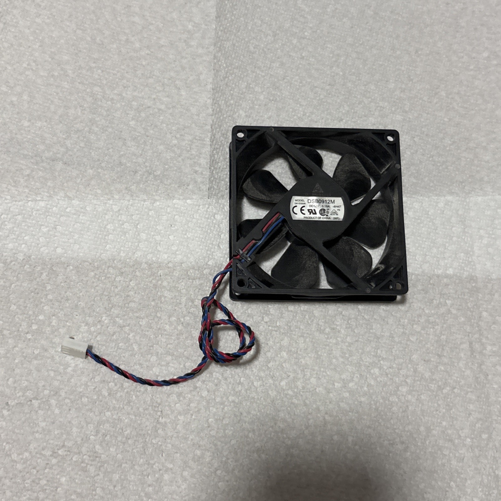 Dell Delta Desktop Computer 92mm DC12V 0.19A Rear Fan 3-Pin DSB0912M