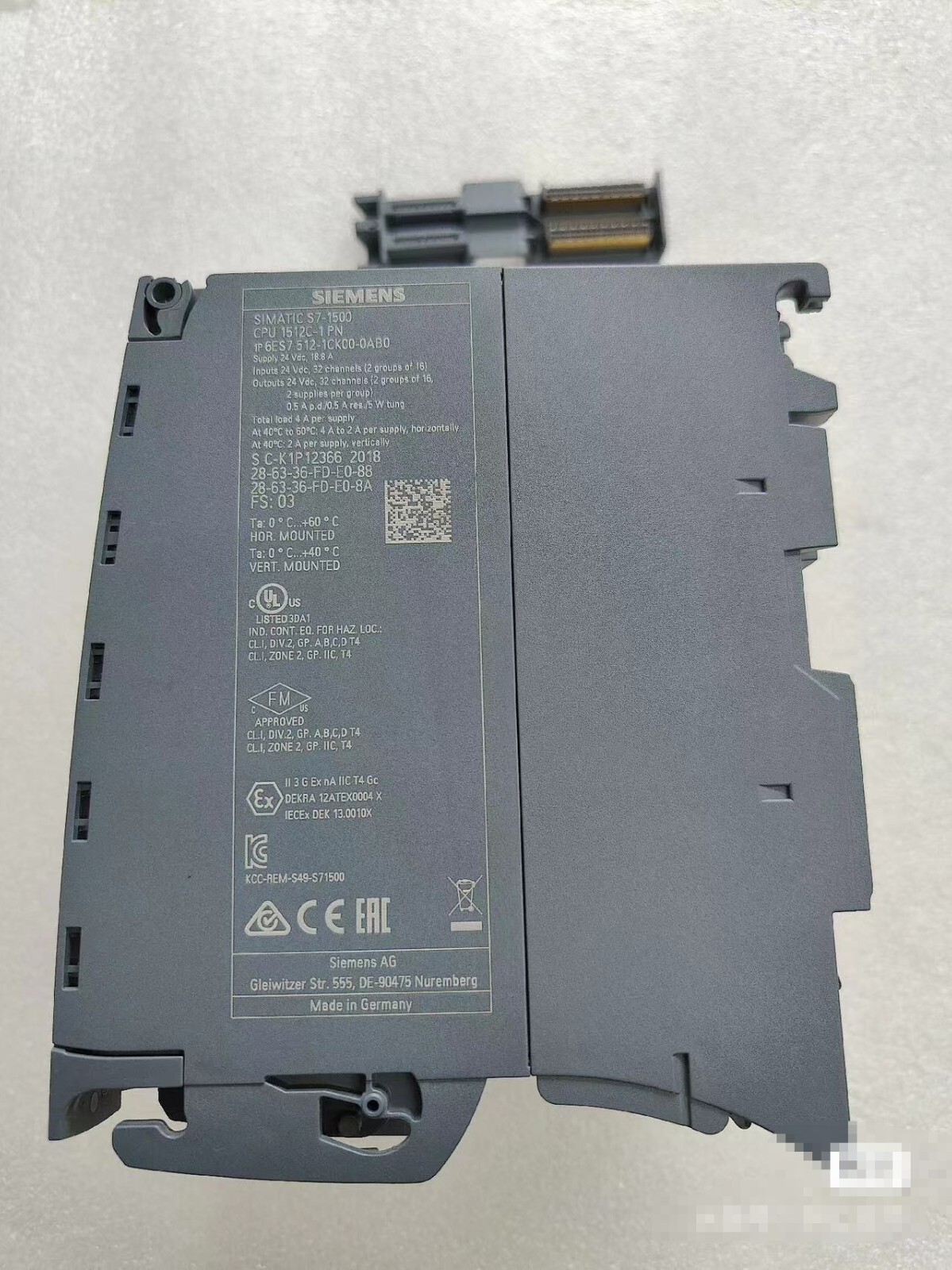 1pc USED SIEMENS 6ES7512-1CK00-0AB0 Module Via DHL or FedEX