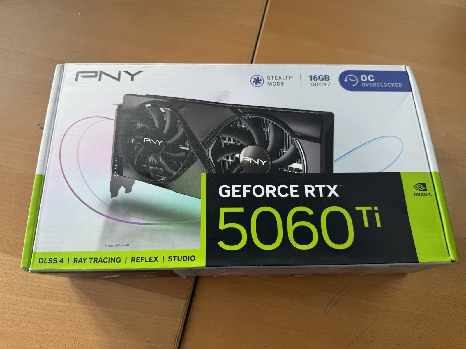 PNY OC GeForce RTX 5060 Ti 16GB RAM Graphics Card  Open Box VCG5060T16DFXPB1-O