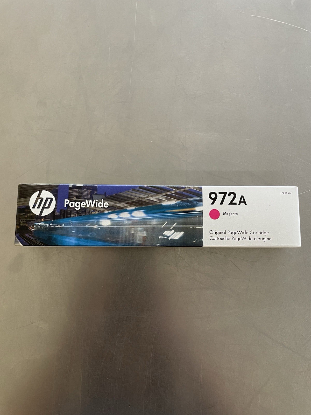 NEW HP 972A Magenta PageWide Ink Cartridge L0R89AN OEM Genuine SEALED EXP 11/23