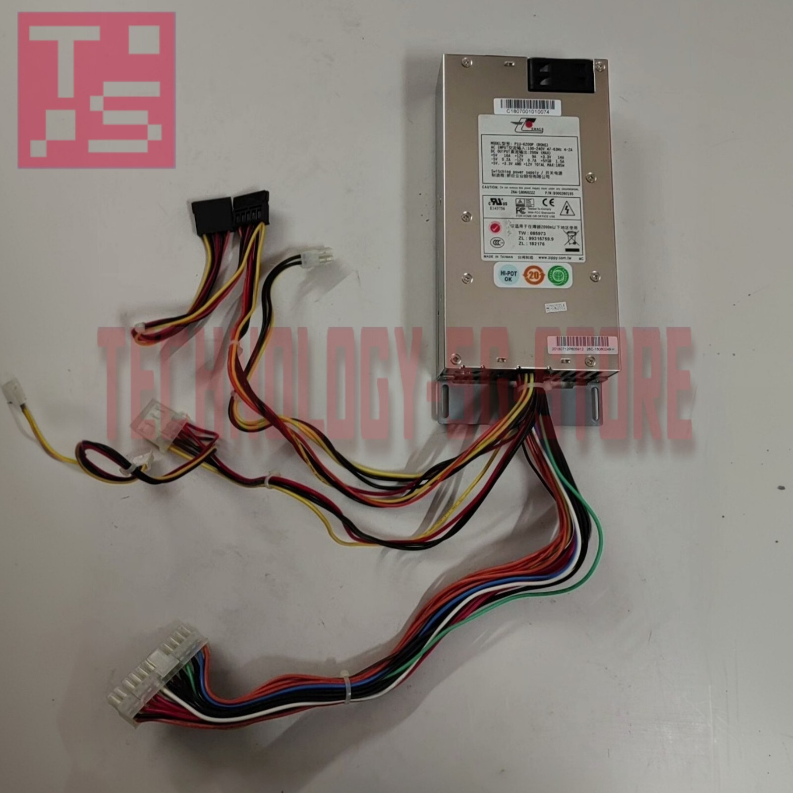 EMACS P1U-6200P Server Power Supply # 1pcs New In Box