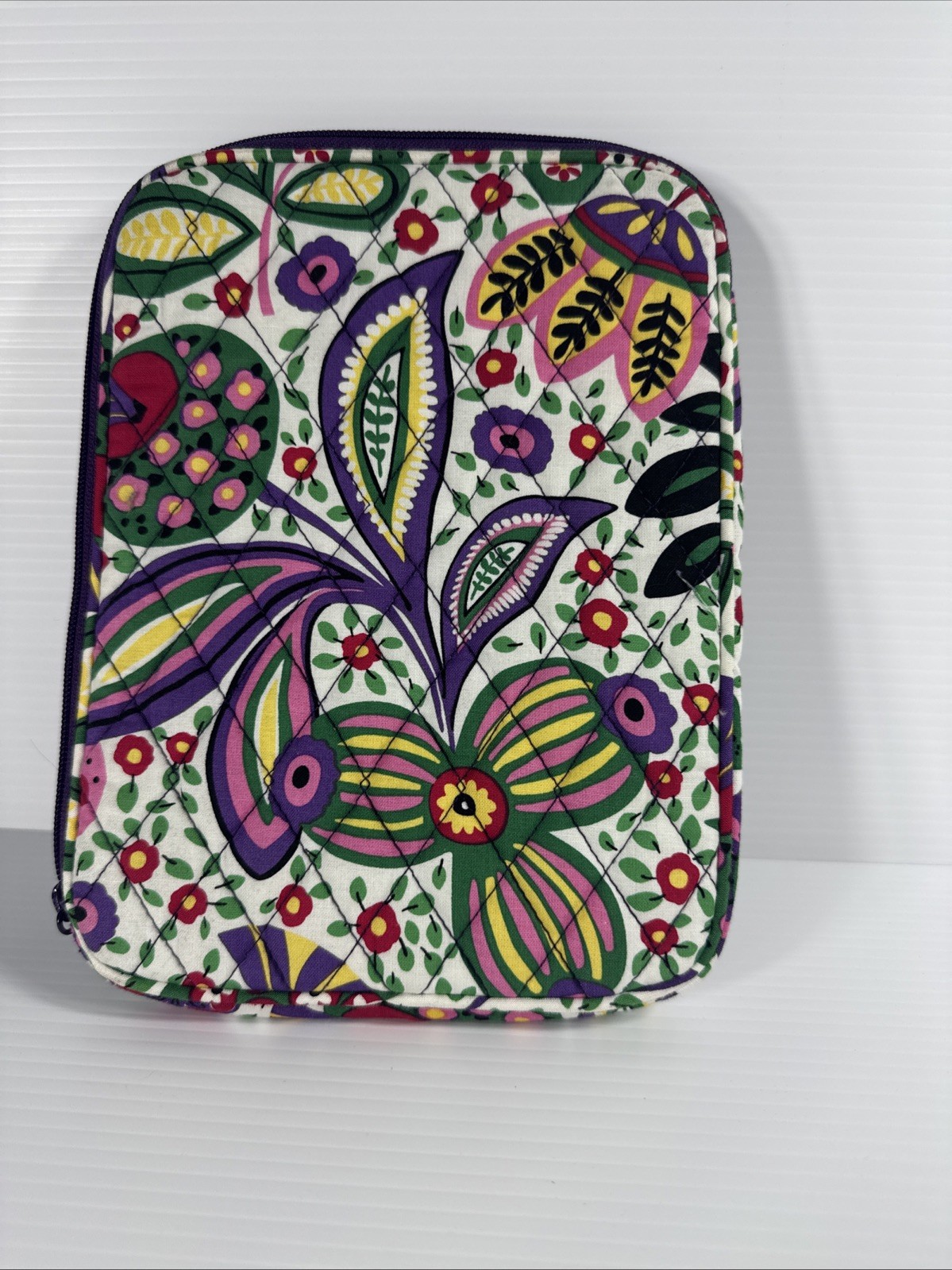 Vera Bradley Tablet Sleeve Cover Ribbons 9X7 New Without Tags Floral Print