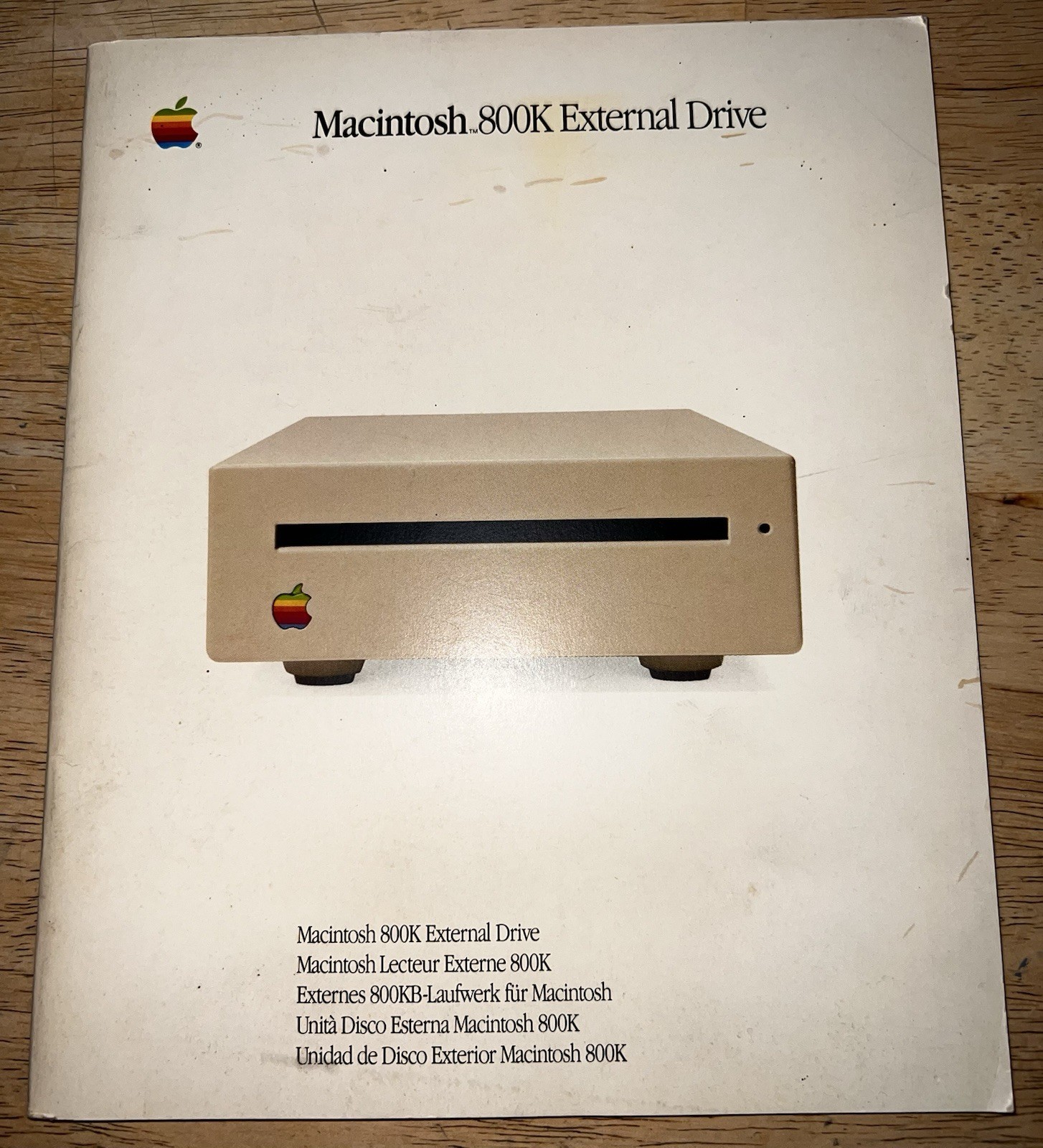 1985 Macintosh 800K External Drive User Manual 1984 Macintosh 128K 512K M0001