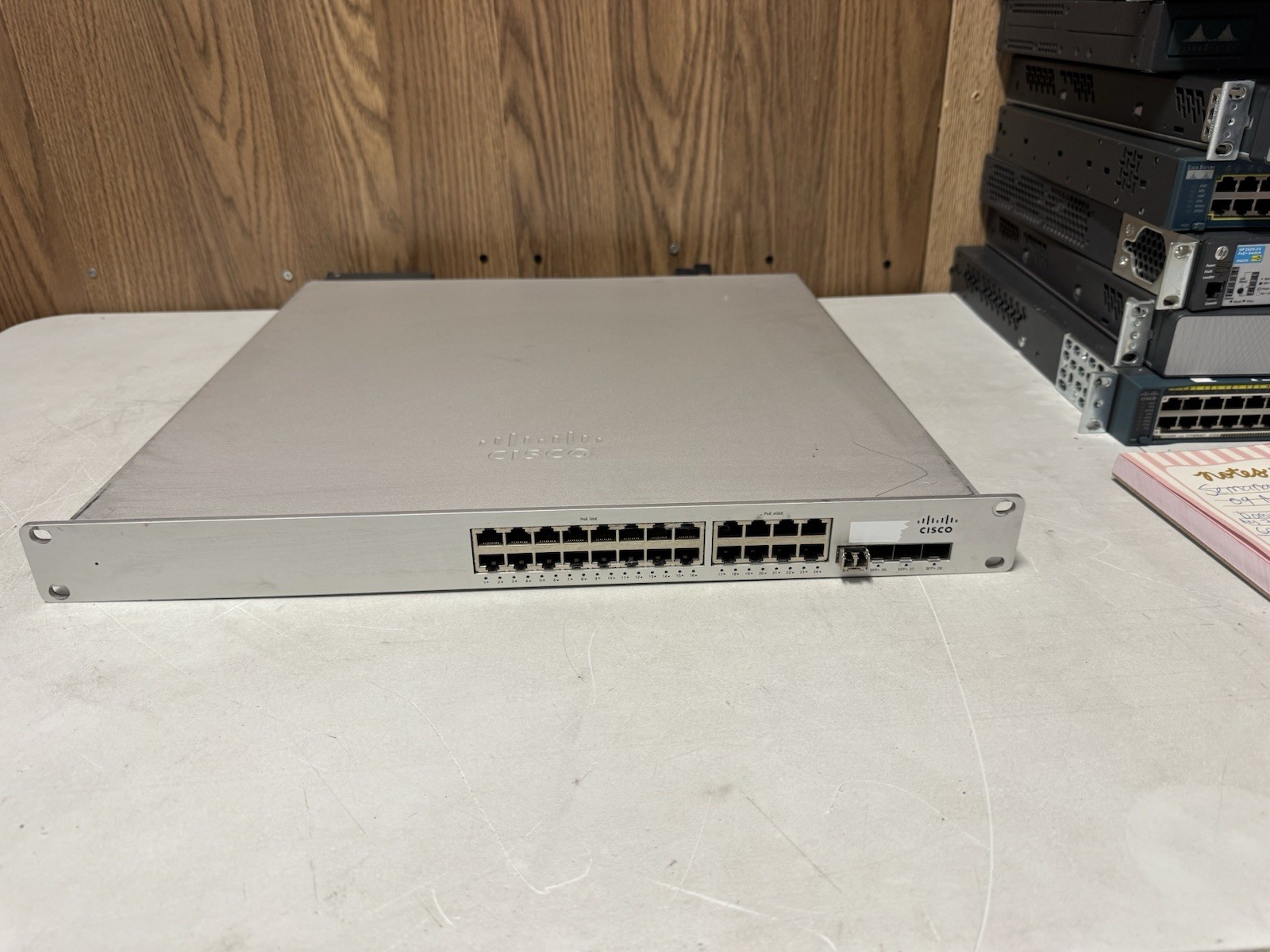 Cisco Meraki MS350-24X 24-Port Gigabit Managed Switch – Powers On Untested