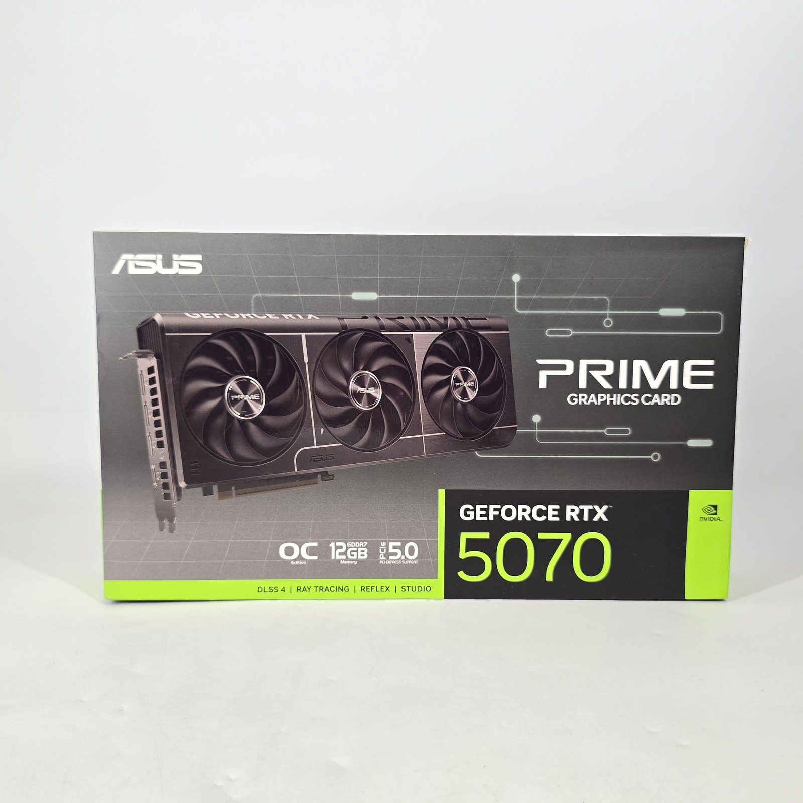 ASUS Prime OC GeForce RTX 5070 12GB RAM - Graphics Card - NEW / Box Damaged