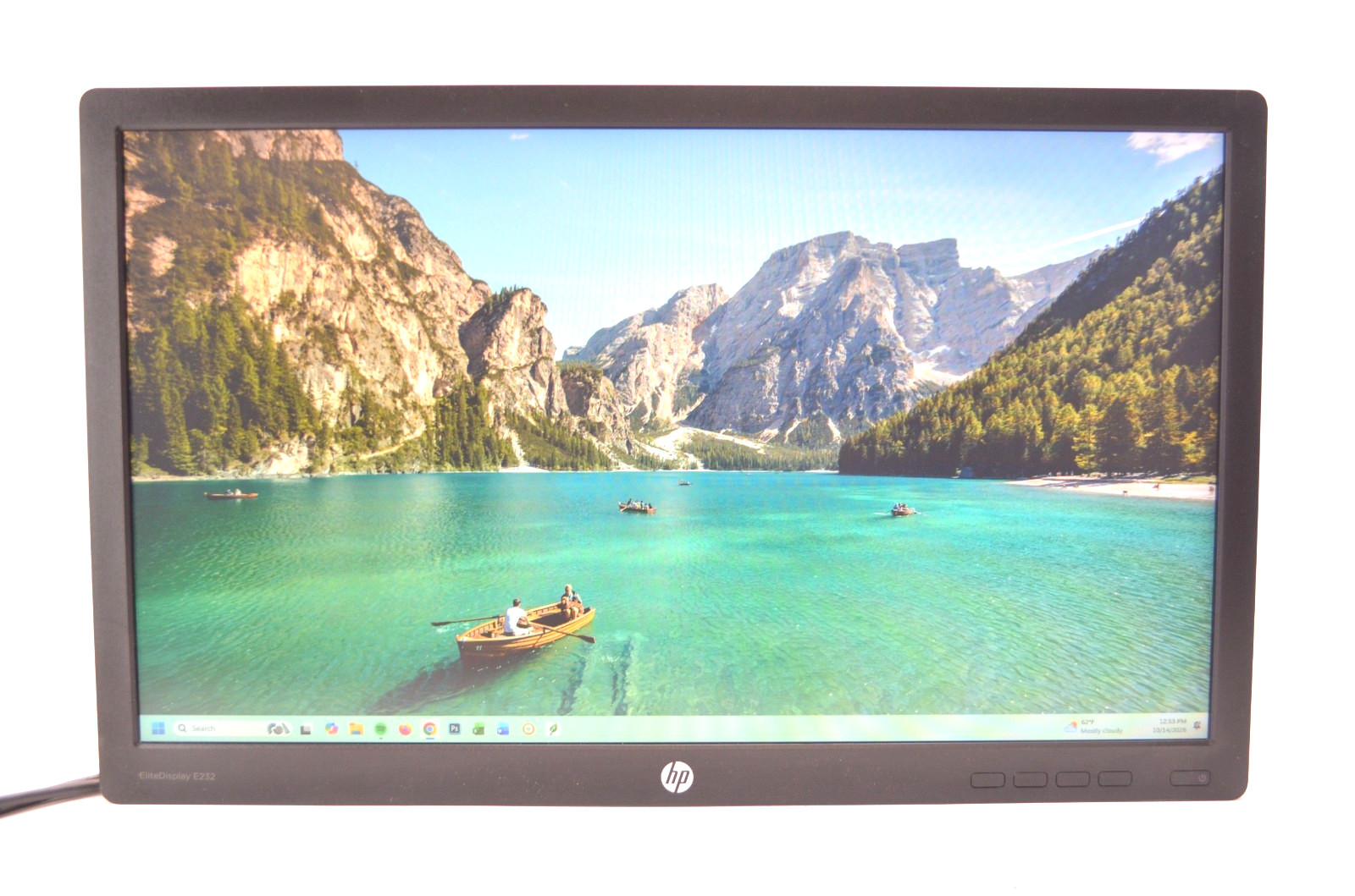 HP EliteDisplay E232 60Hz 7ms Monitor 23" FHD IPS HDMI DPort VGA NO STAND