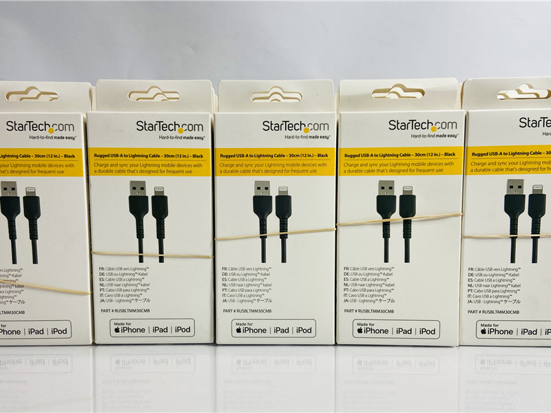 StarTech RUSBLTMM30CMB Lightning Cable iPhone iPad iPod Lot of 25