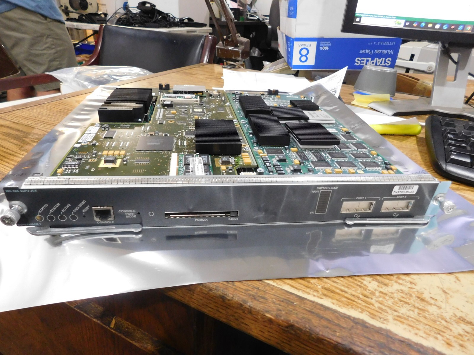 Cisco Model:  WS-X6K-SUP2-2GE Supervisor 2 Module w/ 32 MB
