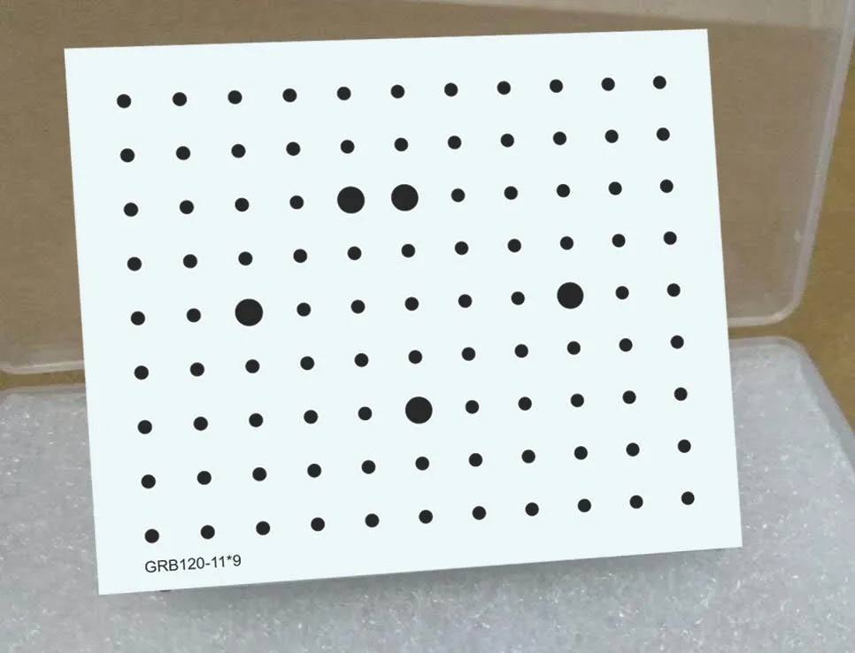 3D Scanner Calibration Board Glass Target Grid Plate Fast Delivery 7-11 Days