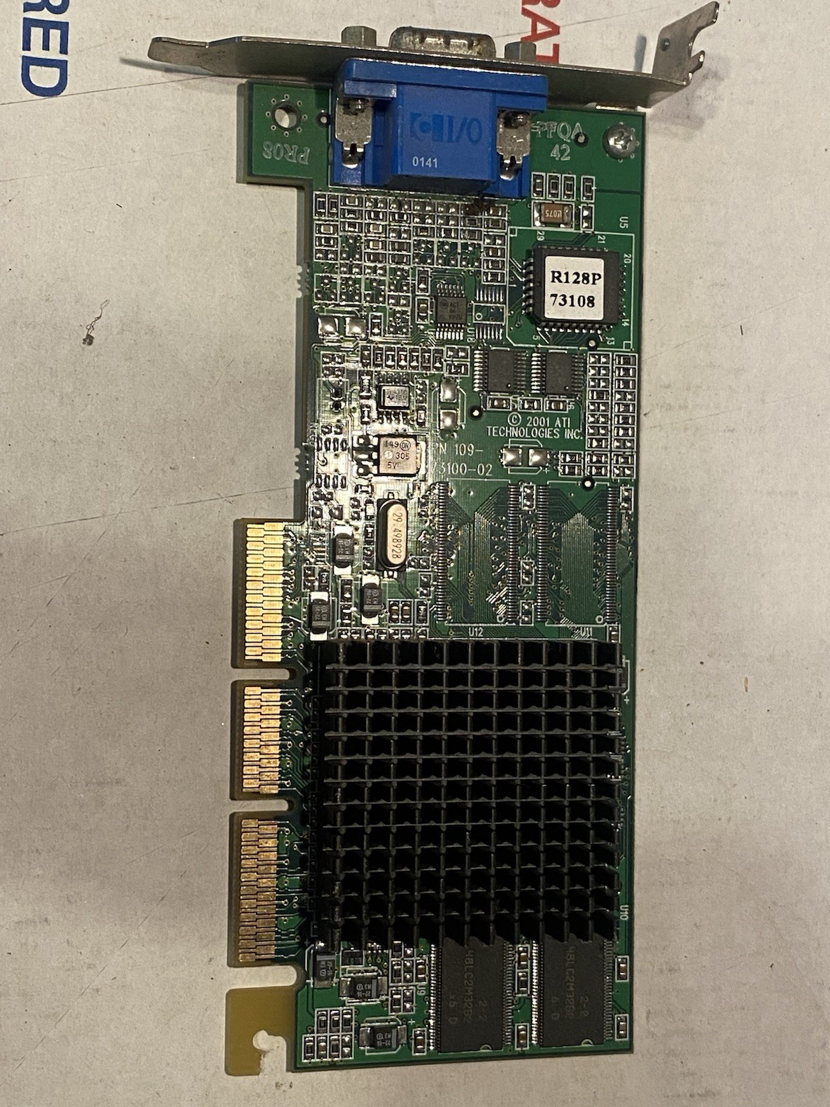 ATI AGP RAGE 128PRO 16MB  SVGA MODEL 109-63100-10
