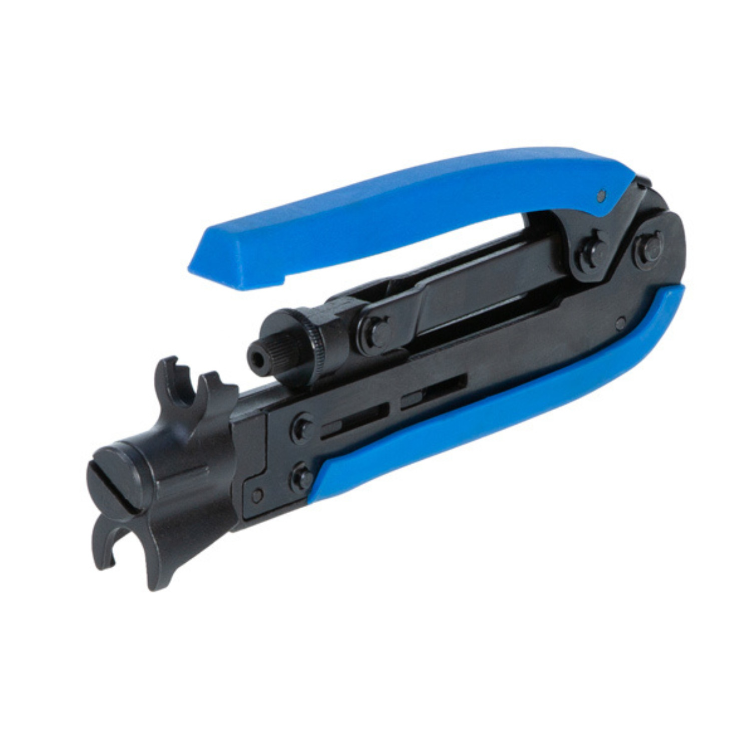 Adjustable Ratchet Compression Tool RG59 RG6 RG11 Coaxial F Connectors Crimper