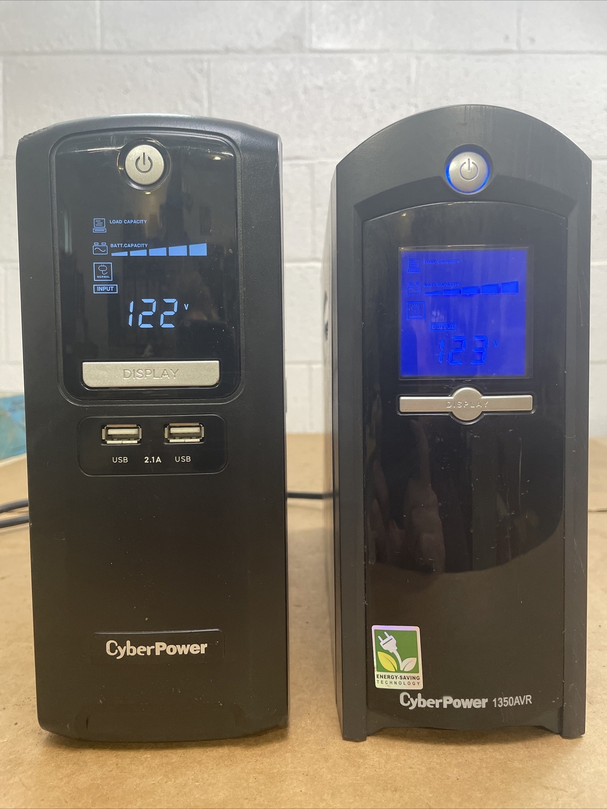 CYBERPOWER 1350AVRLCD & CST135XLU Battery Backup Systems ***READ DESCRIPTION***