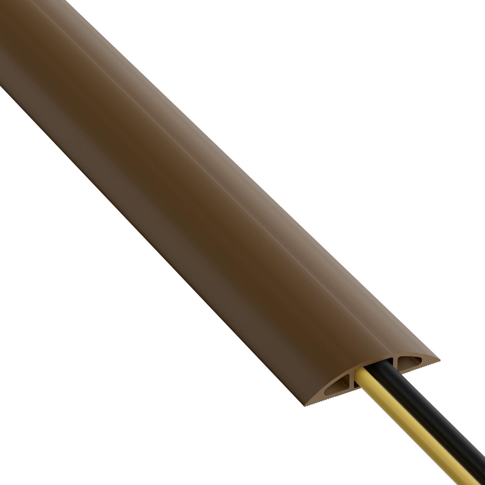 DLine 6ft Floor Cord Cover, Cable Protector, Hide Extension Cords, Protect Co...