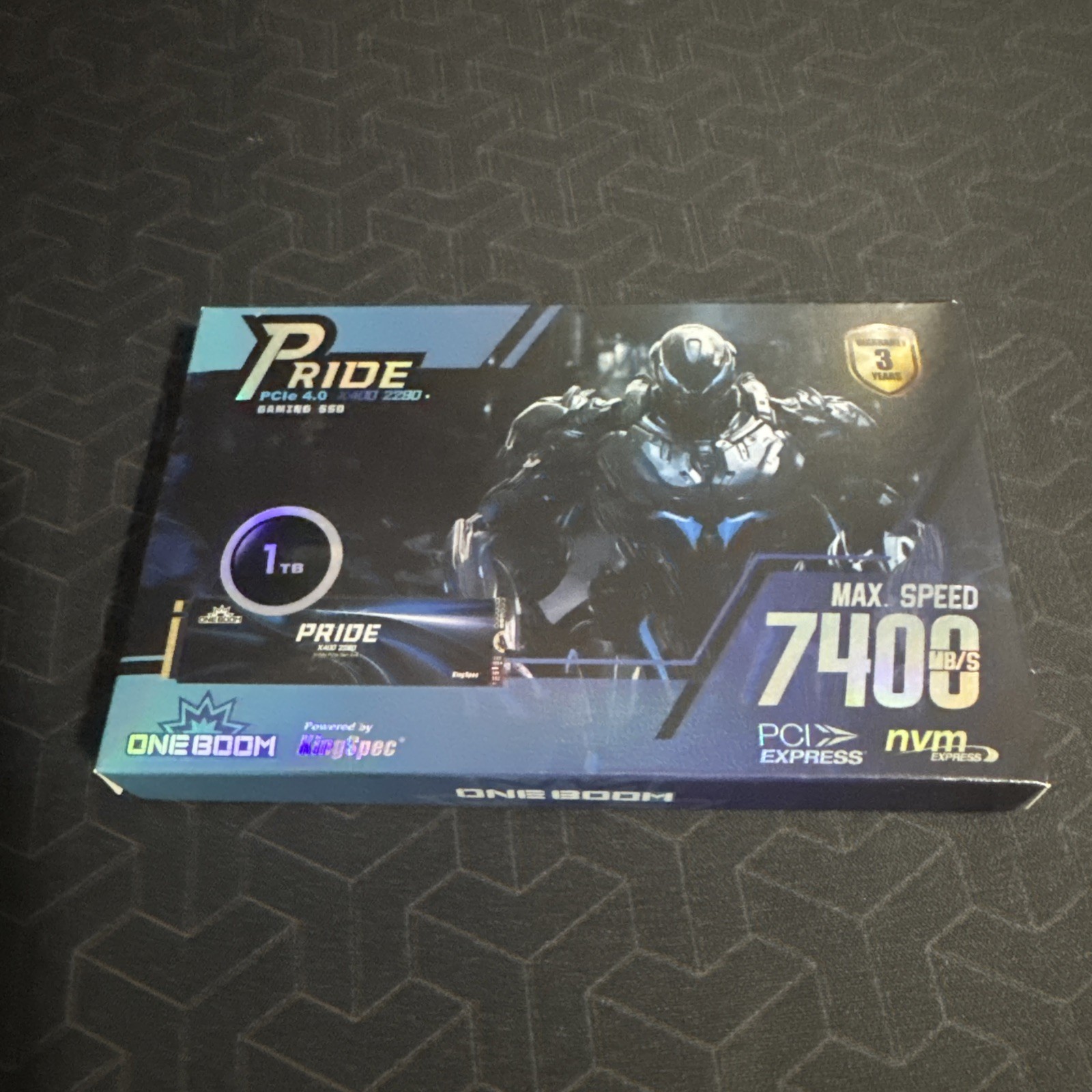 ONEBOOM X400 2280 1TB M.2 NVMe 1.4 PCIe 4.0 Gen4 Gaming SSD, Speed Up KingSpec