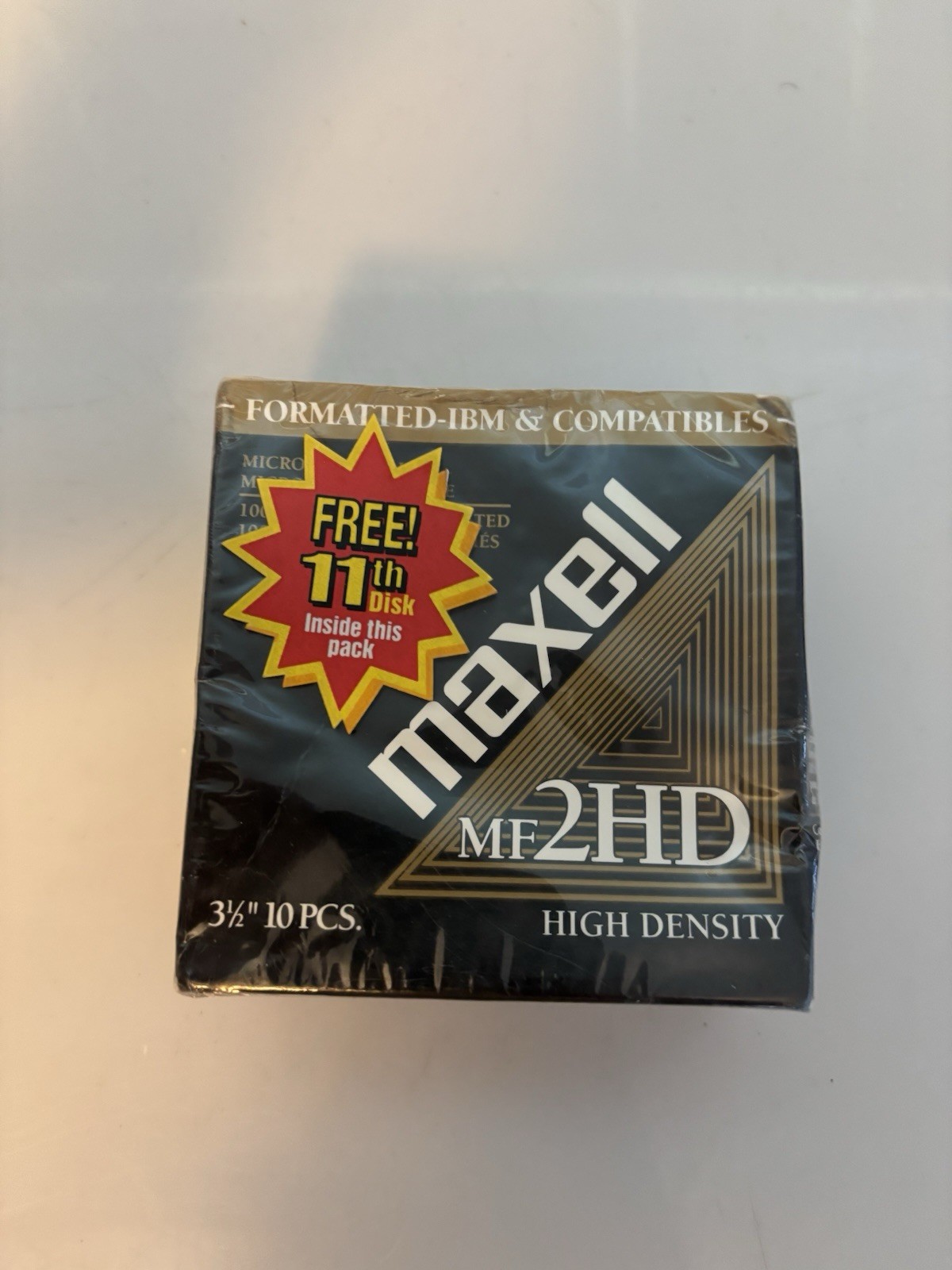 Maxell MF2HD 3.5” High Density Floppy Disks 11-Pack Sealed