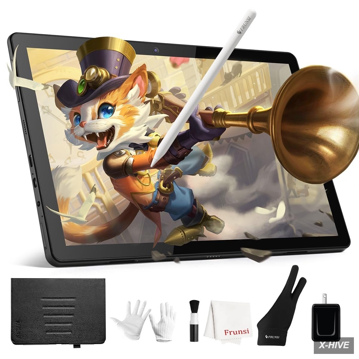 RubensTab T11 Pro standalone Drawing Tablet No Computer Needed,10.1 inch FHD Dis