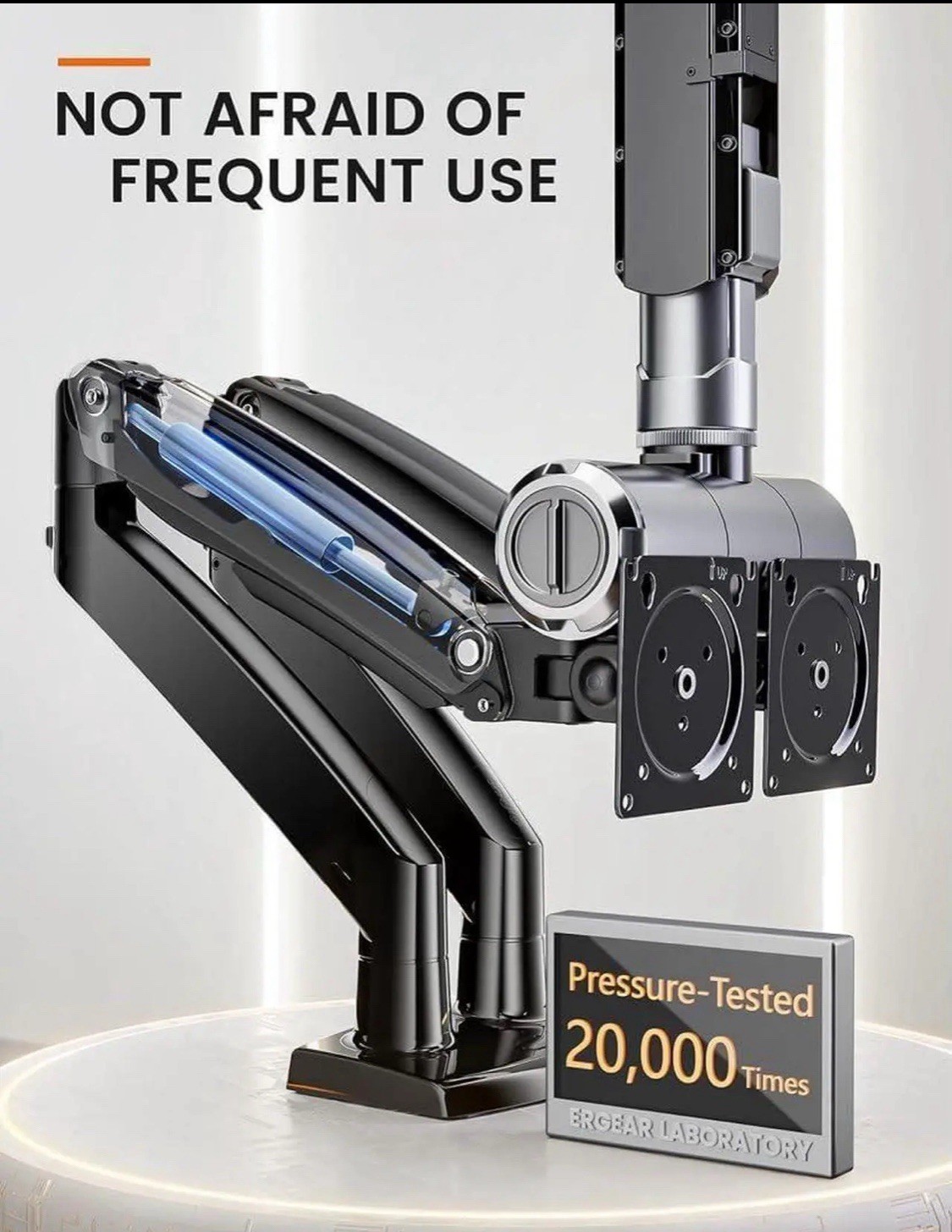 ErGear Dual Monitor Desk Mount up to 35 inches Screens Max 26.4lbs Model EGDS7