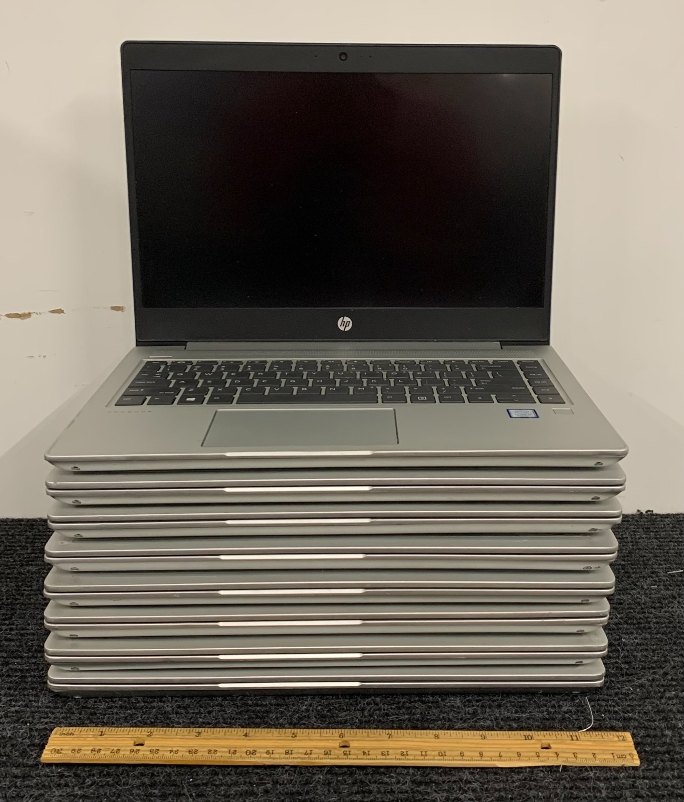 Lot of 8 HP ProBook 440 G6 14" Laptops i7-8, No RAM/Storage, Boots to BIOS