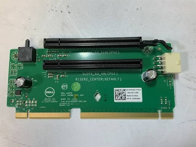 2xNew Dell 392WG PowerEdge R730 R730xd R740xd PCIe ServerRiser 2 Card 12-3 N11WF