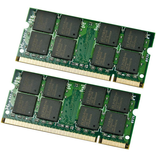 4GB Kit 2x 2GB DDR2 667 MHz PC2-5300 Sodimm Memory for IBM Lenovo HP Dell Laptop