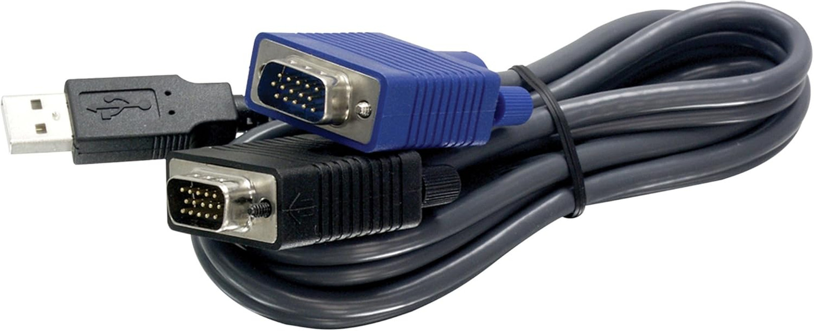 USB VGA KVM Cable - Tk-Cu15-15Ft. (4.5M), Connect Computers to KVM Switches, NDA
