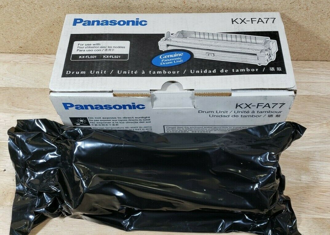 GENUINE Panasonic KX-FA77 Drum Unit KX-FL501/521 - Sealed