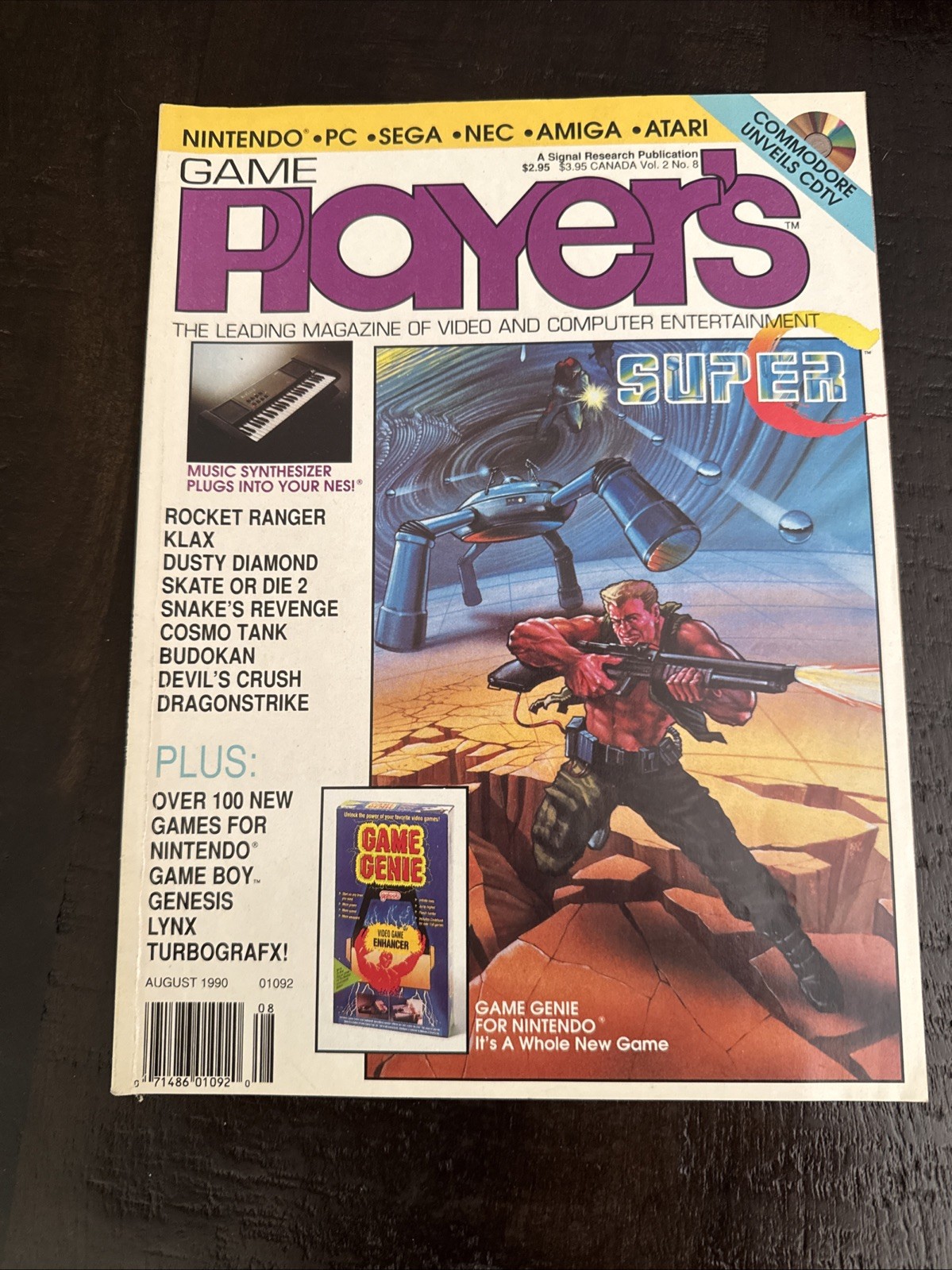 Game Players Magazine Vol. 2 #8 (Aug 1990)-Inserts Inc.