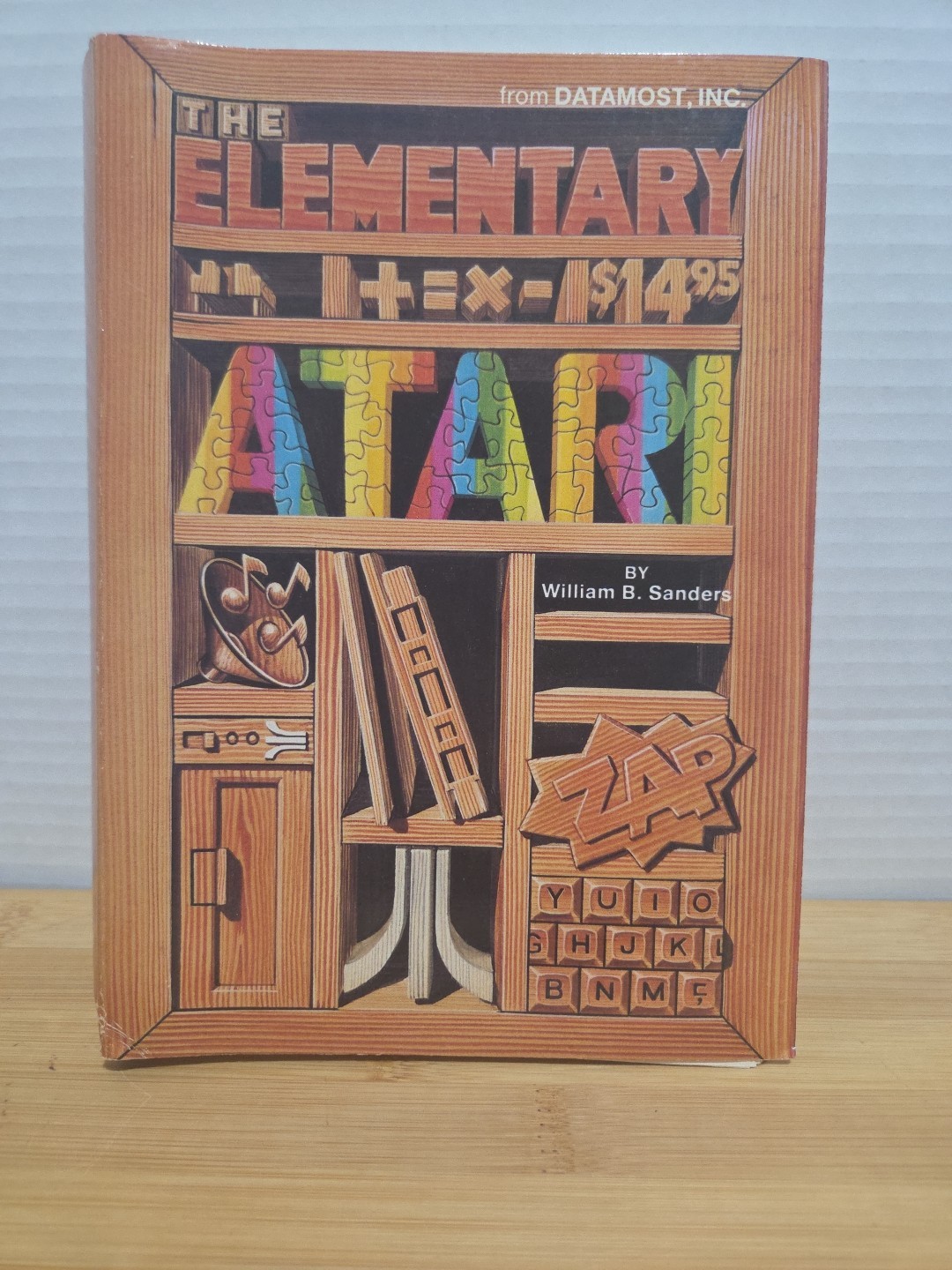 Atari Retro Computer Book The Elementary William B Sanders Vintage 1983 Datamost