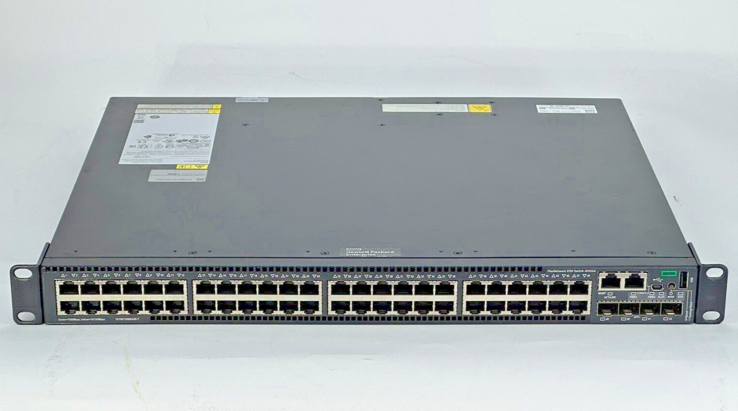 HPE FlexNetwork 5130 48G 48x Gigabit 4xSFP+ 1-Slot HI 4x 10GbE 2x PSU 2x Fans L3