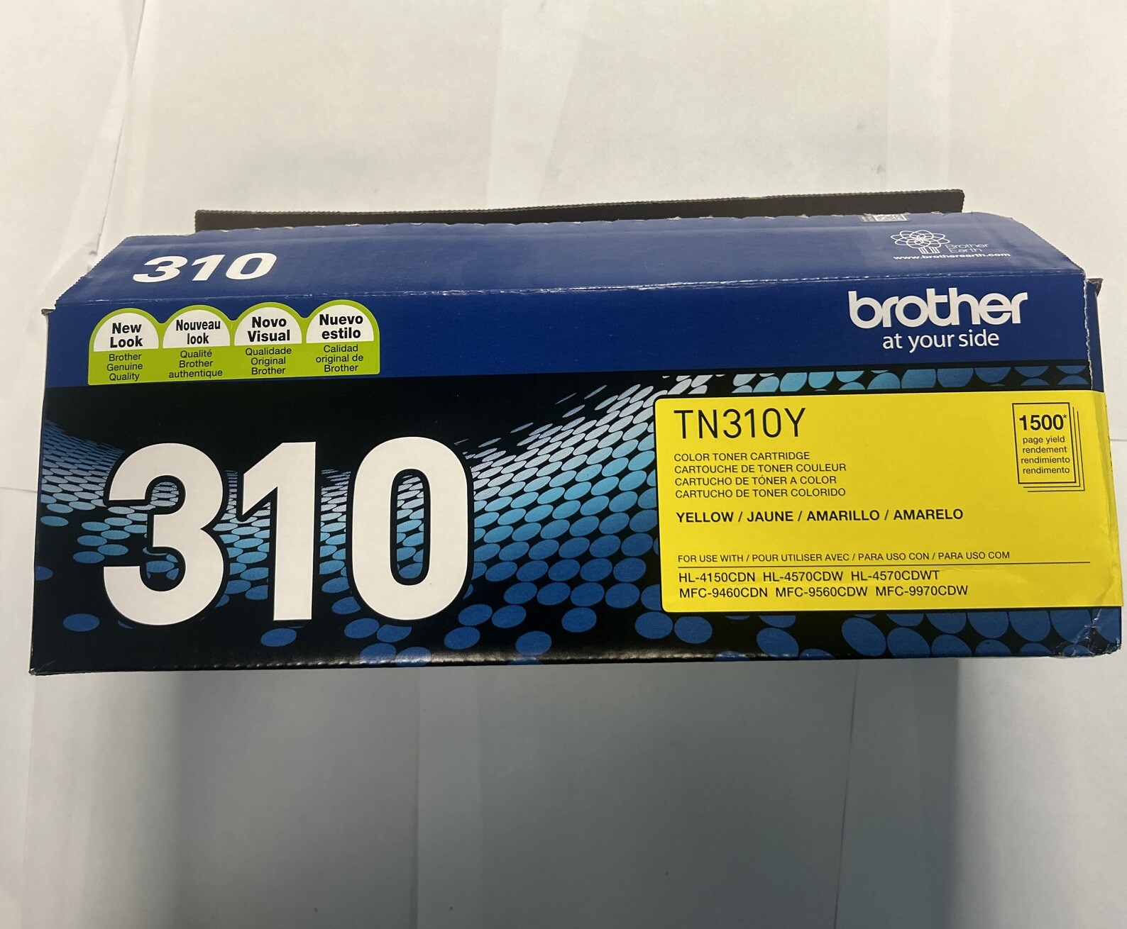 Brother TN310Y Genuine Yellow 1500 yield Opened barely used 